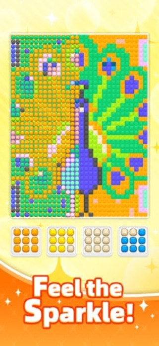 Jewel Color Sort: Pixel r&auml;tsel Smartphone-Screenshot2