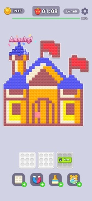 Jewel Color Sort: Pixel r&auml;tsel Smartphone-Screenshot8