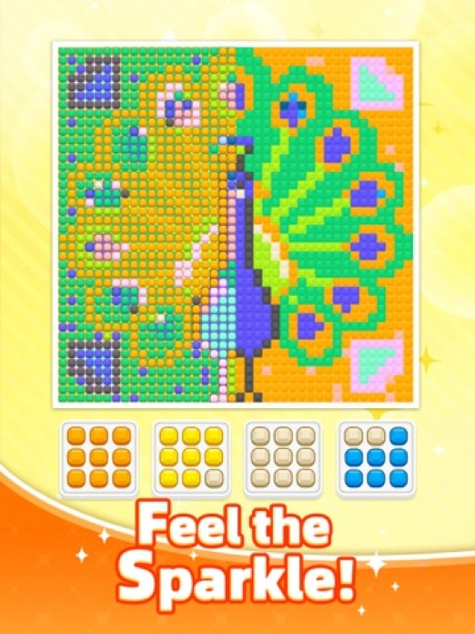 Jewel Color Sort: Pixel r&auml;tsel Tablet-Screenshot2