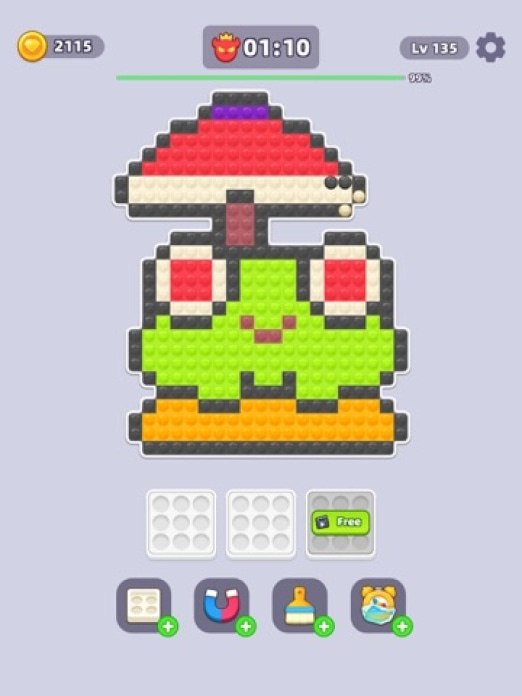 Jewel Color Sort: Pixel r&auml;tsel Tablet-Screenshot9