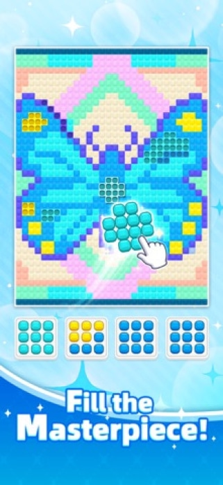 Jewel Color Sort: Pixel r&auml;tsel Smartphone-Screenshot