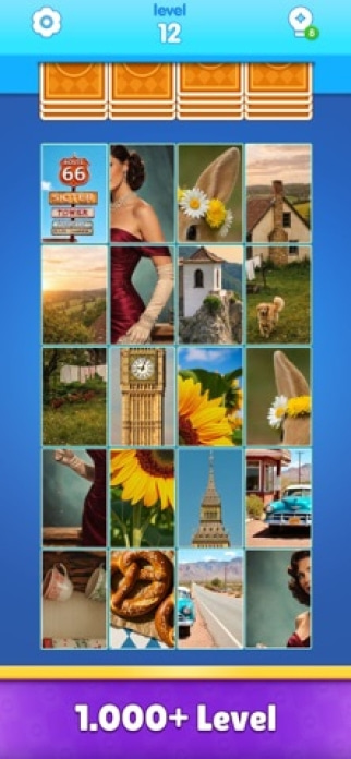 Jigsaw Drop: Solitaire Rätsel Smartphone-Screenshot3