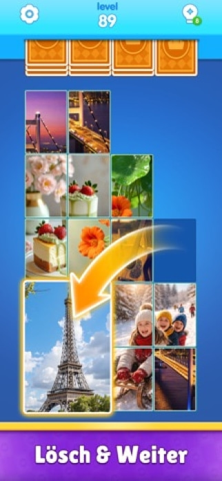 Jigsaw Drop: Solitaire Rätsel Smartphone-Screenshot5