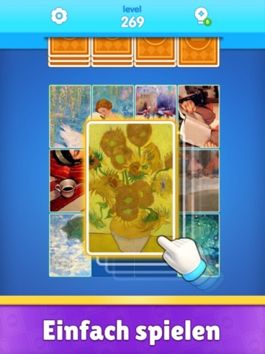 Jigsaw Drop: Solitaire Rätsel Tablet-Screenshot2