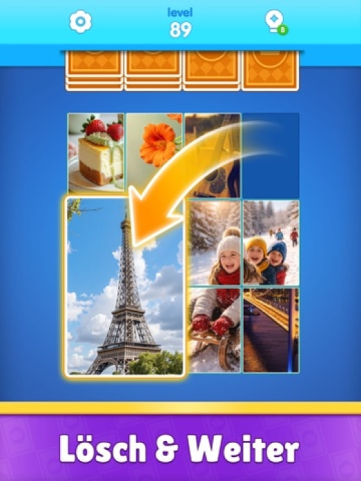 Jigsaw Drop: Solitaire Rätsel Tablet-Screenshot5