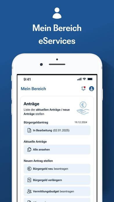 Jobcenter-App Smartphone-Screenshot3