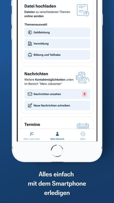 Jobcenter-App Smartphone-Screenshot4