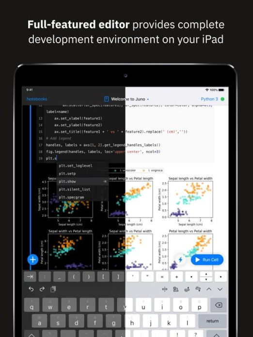 Juno Connect: Jupyter Client Tablet-Screenshot2