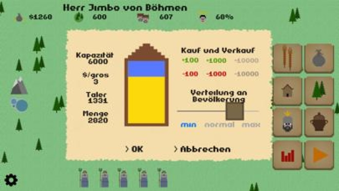 Kaiser 64 Smartphone-Screenshot