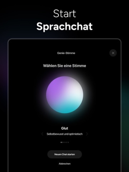 KI Chatbot Deutsch - Genie AI Tablet-Screenshot10