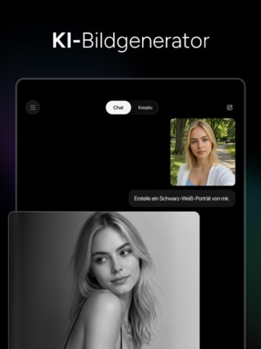 KI Chatbot Deutsch - Genie AI Tablet-Screenshot3