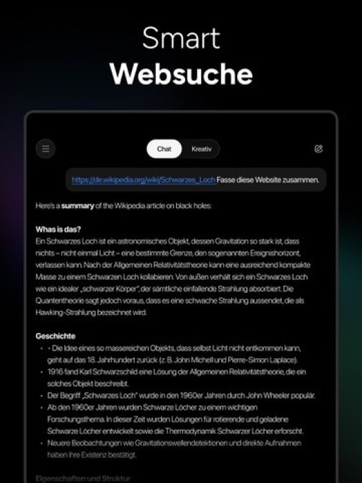 KI Chatbot Deutsch - Genie AI Tablet-Screenshot8
