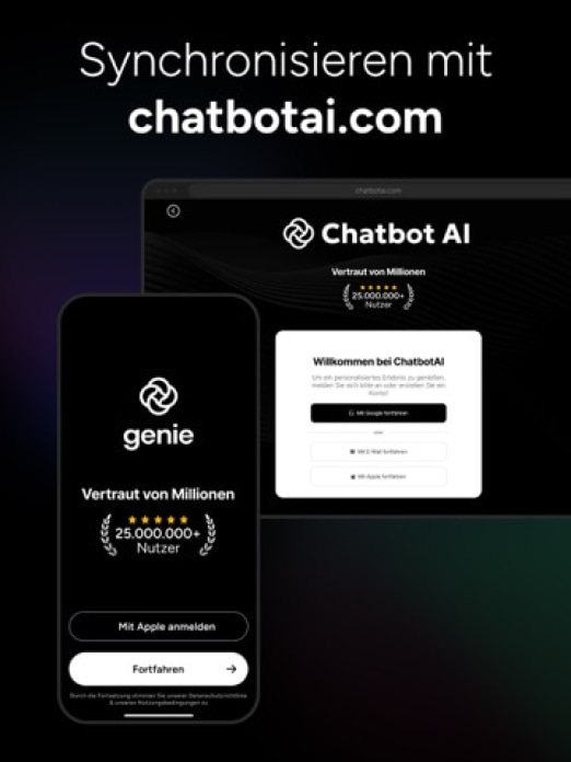 KI Chatbot Deutsch - Genie AI Tablet-Screenshot9