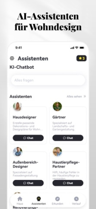 KI - Wohnungsdesign, DecAI&reg; Smartphone-Screenshot10