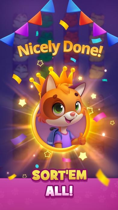 Kitty Sort: Twisted Tails Smartphone-Screenshot5