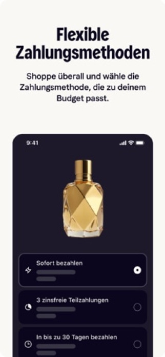 Klarna: Verwalte Geld smarter Smartphone-Screenshot2