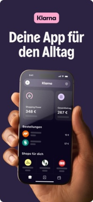 Klarna: Verwalte Geld smarter Smartphone-Screenshot