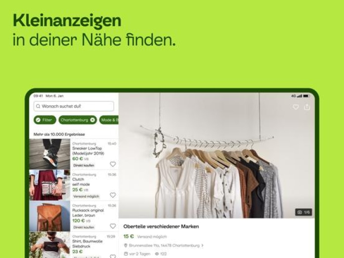 Kleinanzeigen: Jetzt ohne eBay Tablet-Screenshot2