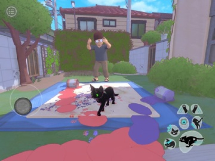 Kleine Katze, große Stadt Tablet-Screenshot