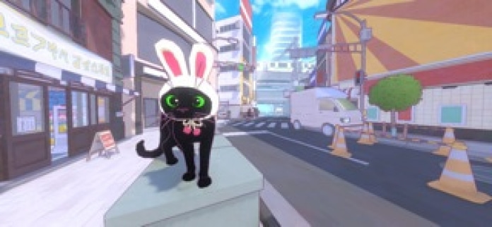 Kleine Katze, große Stadt Smartphone-Screenshot