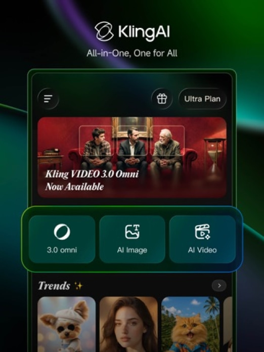 Kling AI: AI Image&Video Maker Tablet-Screenshot