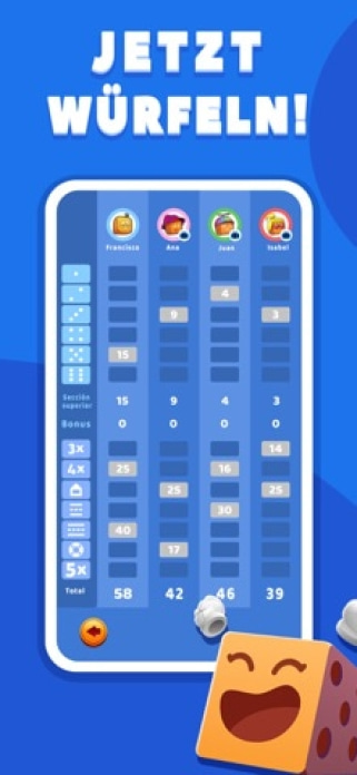 Kniffel&reg; Klassik Smartphone-Screenshot7