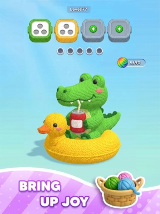 Knit Away - Yarn 3D Tablet-Screenshot3
