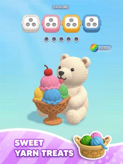 Knit Away - Yarn 3D Tablet-Screenshot8