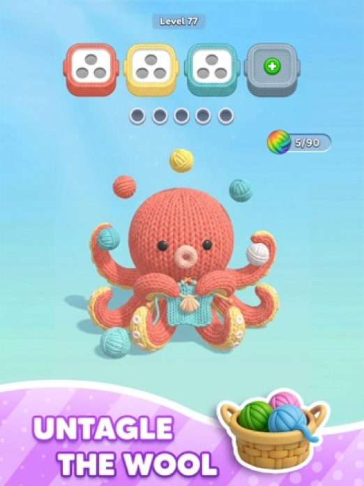 Knit Away - Yarn 3D Tablet-Screenshot9