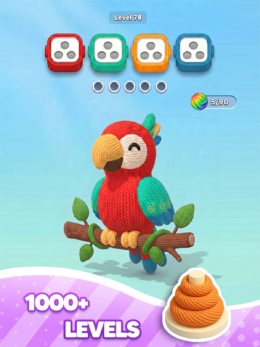Knit Away - Yarn 3D Tablet-Screenshot