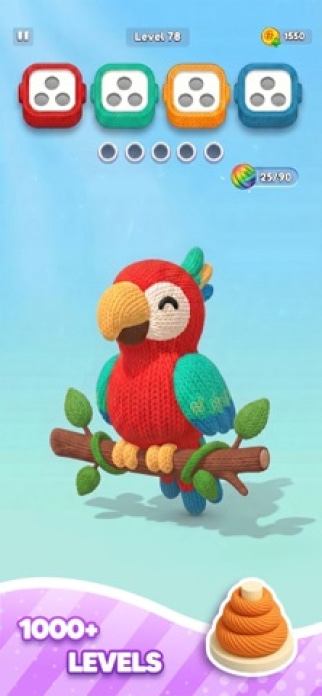 Knit Away - Yarn 3D Smartphone-Screenshot