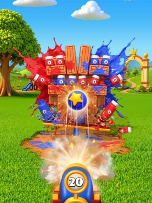 Knock Out : Physics Puzzle Tablet-Screenshot
