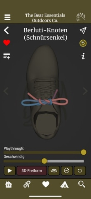 Knot IQ: Knoten binden in 3D Smartphone-Screenshot3