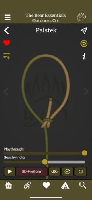 Knot IQ: Knoten binden in 3D Smartphone-Screenshot6