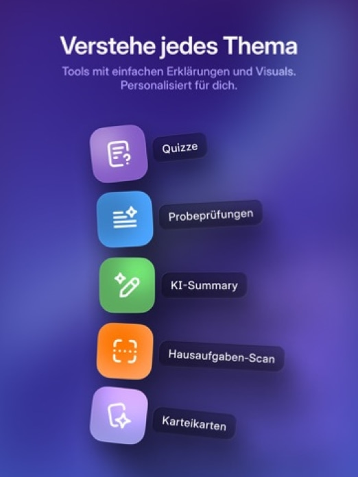 Knowunity: KI-Lern-App Tablet-Screenshot3