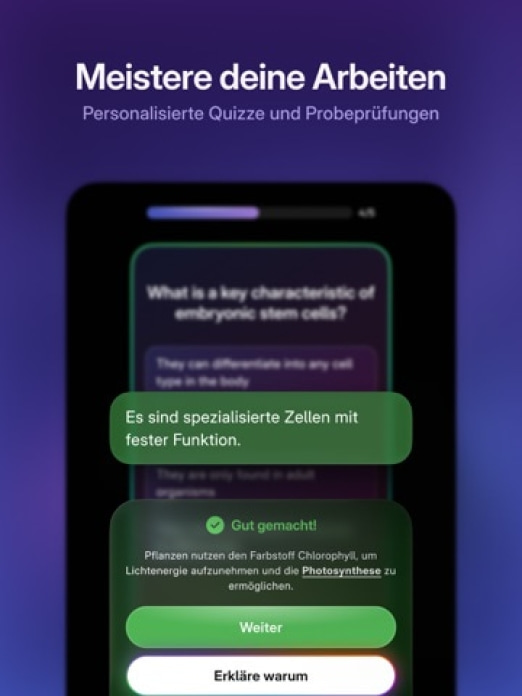 Knowunity: KI-Lern-App Tablet-Screenshot8