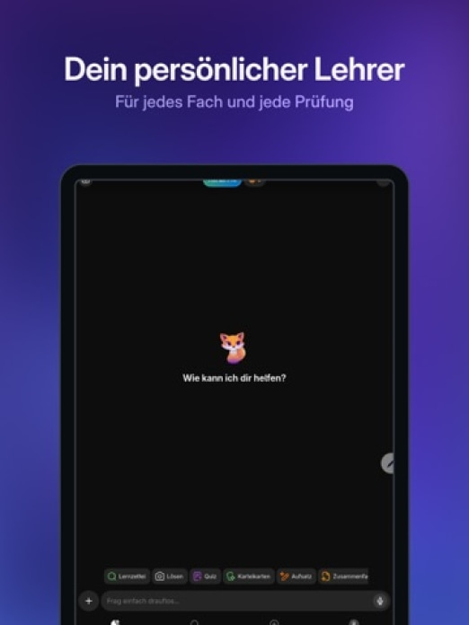 Knowunity: KI-Lern-App Tablet-Screenshot9