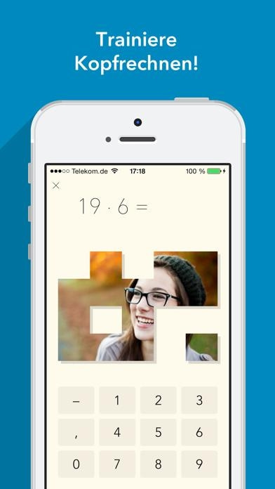 Kopfrechnen Smartphone-Screenshot