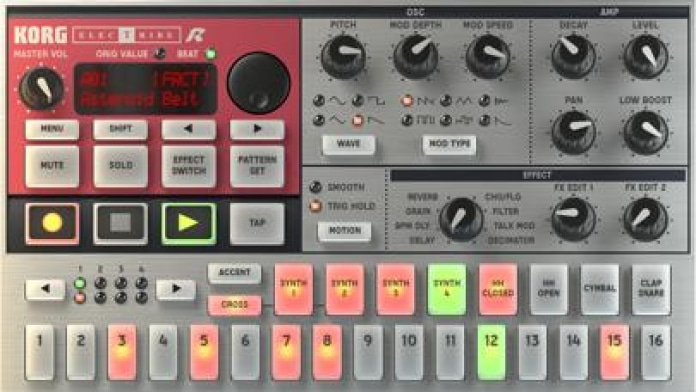 KORG iELECTRIBE for iPhone Smartphone-Screenshot2