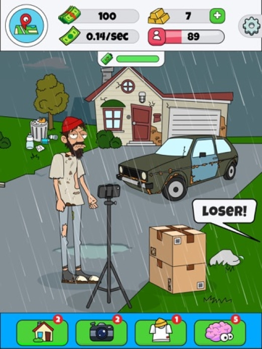 Lamar - Müßiger Vlogger Tablet-Screenshot