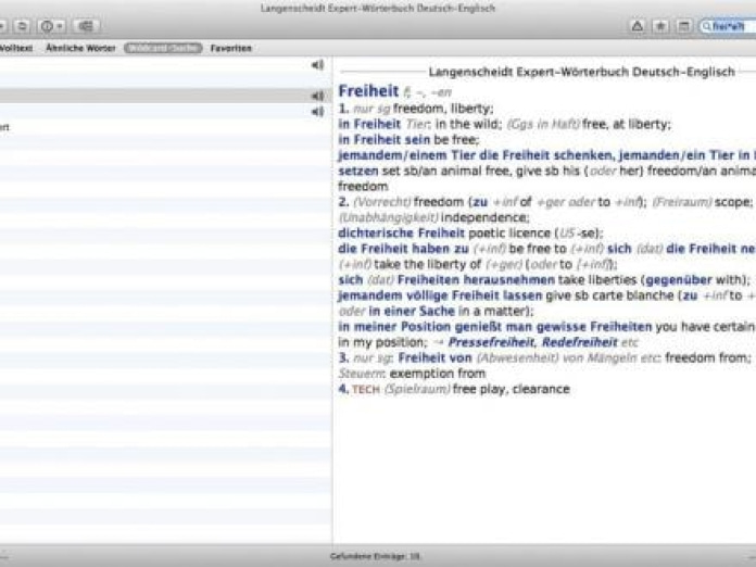 Langenscheidt Wörterbücher Smartphone-Screenshot3
