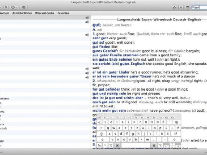 Langenscheidt Wörterbücher Smartphone-Screenshot4