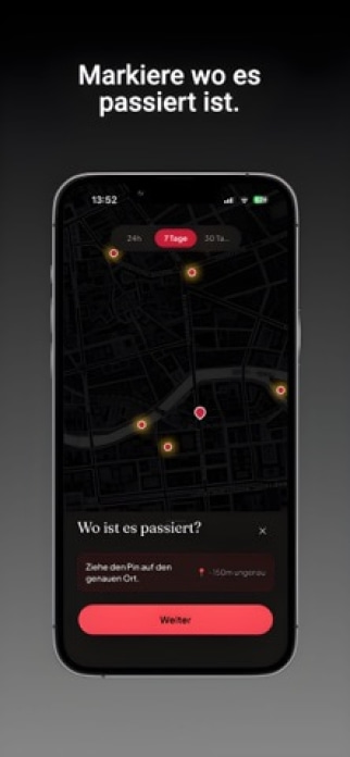 laut.jetzt Smartphone-Screenshot