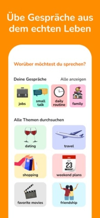 Learna: Englisch sprechen Smartphone-Screenshot6