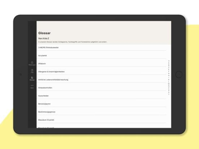 lebensmittelwarnung.de Tablet-Screenshot5