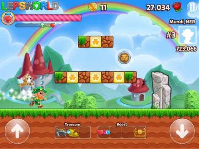 Lep's World Run Smartphone-Screenshot