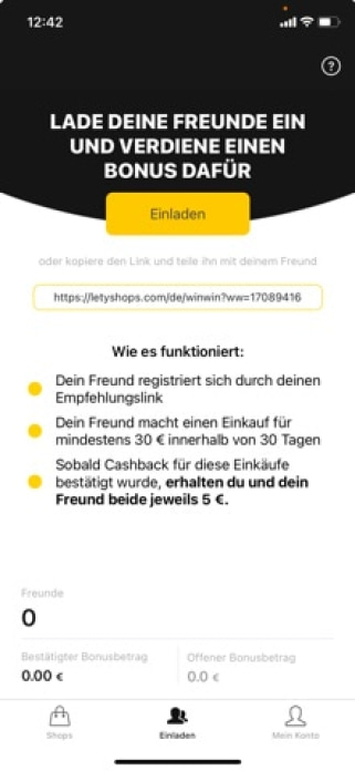 LetyShops &mdash; Cashback Smartphone-Screenshot3