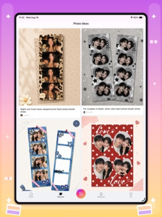 Licowa -Photobooth & Wallpaper Tablet-Screenshot2