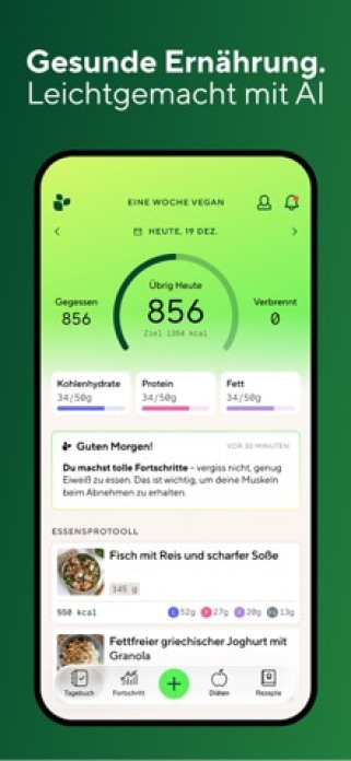 Lifesum: Kalorienzähler AI Smartphone-Screenshot