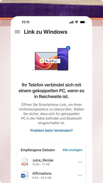 Link zu Windows Smartphone-Screenshot3